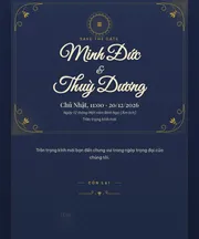 Mẫu thiệp cưới Hoàng Gia